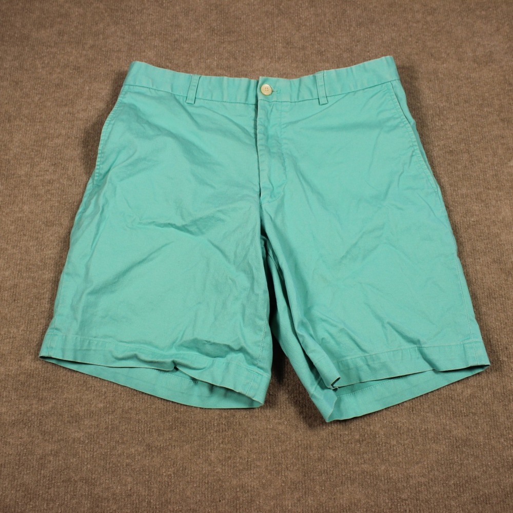 Southern Tide Mens Mint Green Intracoastal Waterway Chino Shorts Size 32